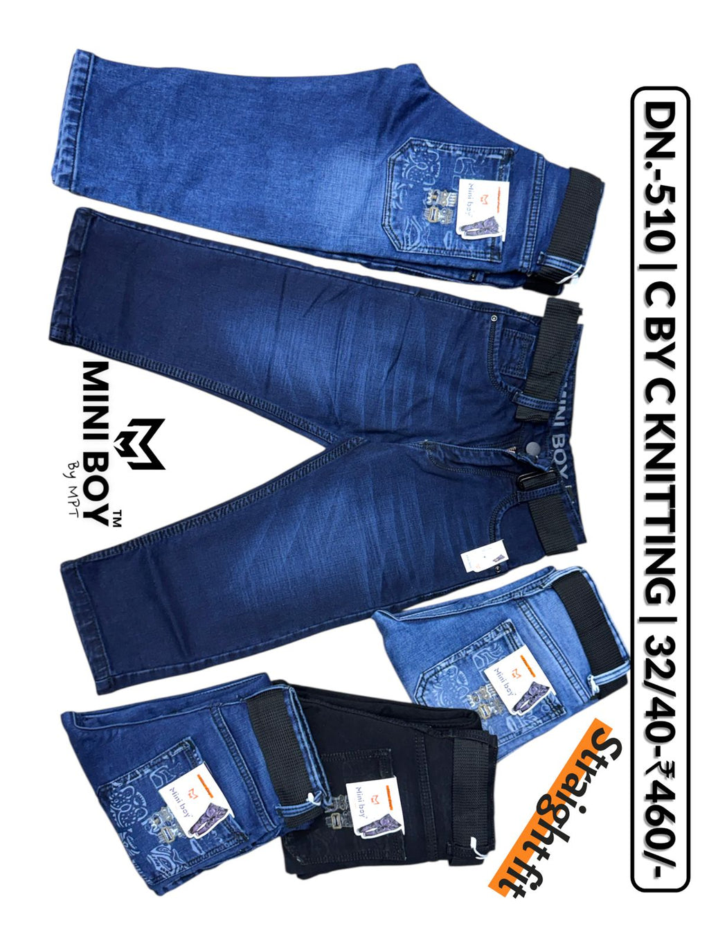 Premium Kids Stretch Denim Jeans for Boys