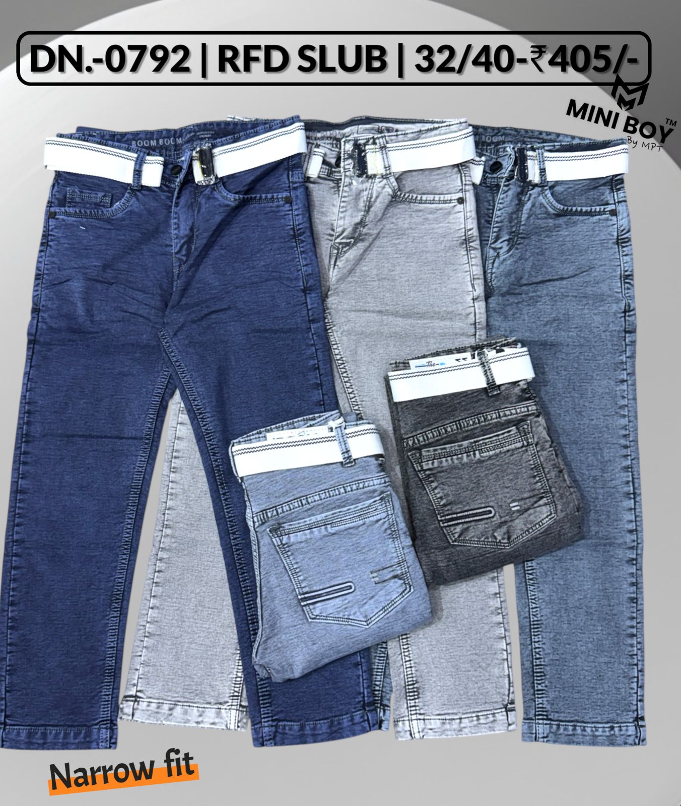 Premium Kids Stretch Denim Jeans for Boys