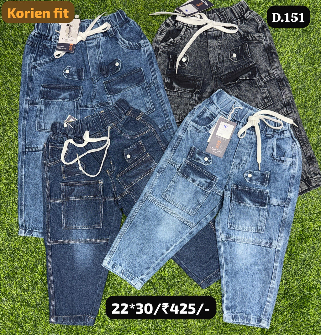 Premium Kids Denim Jeans – Comfortable Everyday Wear