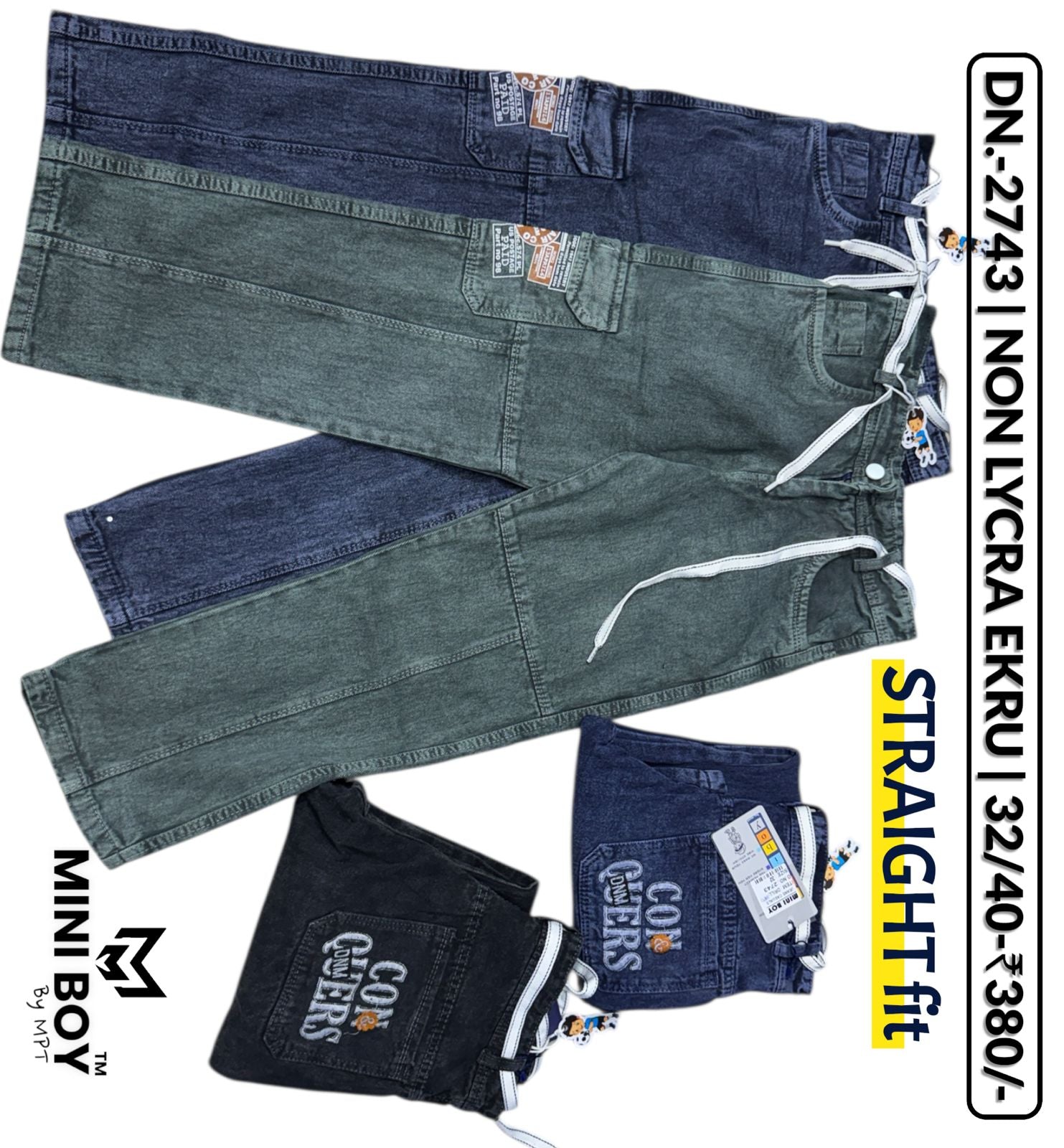 Premium Kids Stretch Denim Jeans for Boys